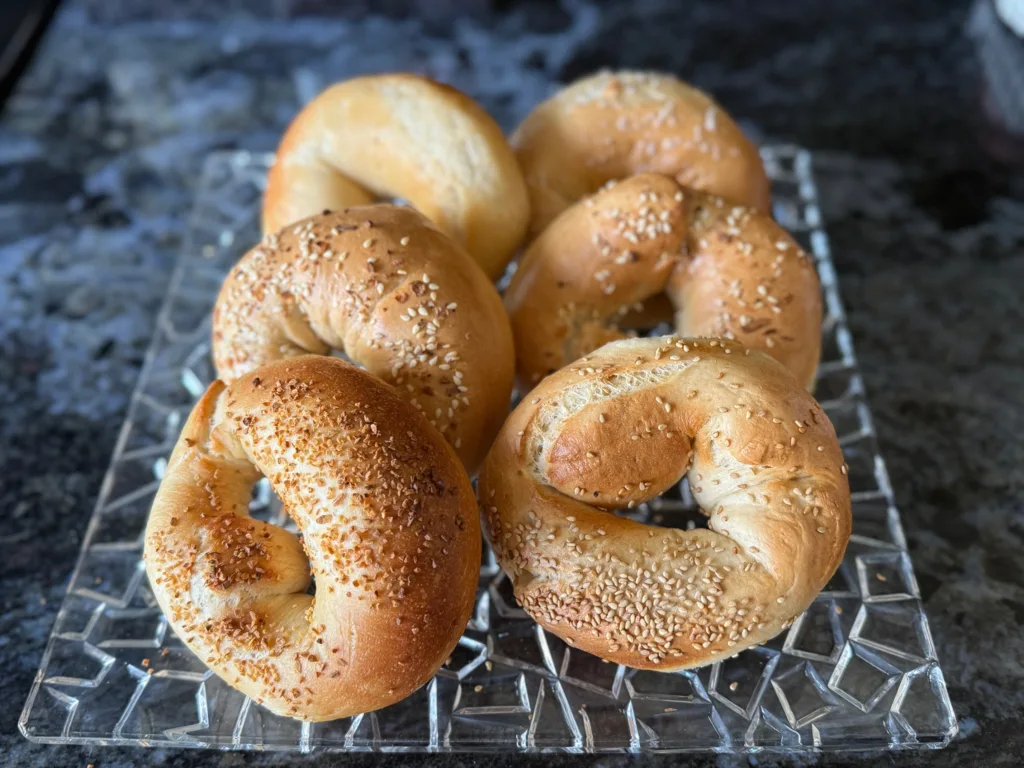 Assorted bagels from Bagels and Bliss in University City