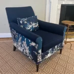 navy blue chair