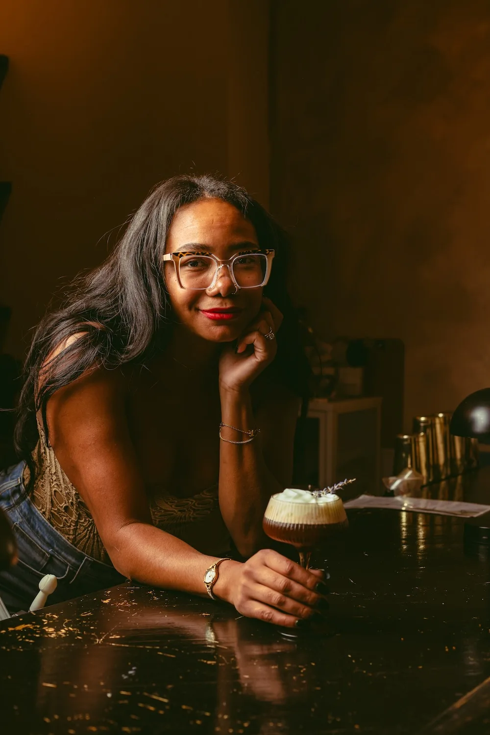 Javia Gilliam-Sanford, co-owner of The Passport Cocktail Bar & Bottle Shop