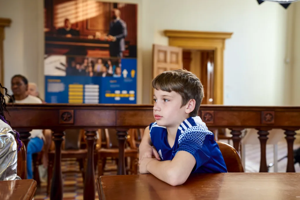 Kids can experience a mock trial experience at St. Louis' Old Courthouse.