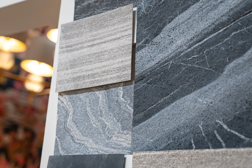 A selection of Casadenza stone veneers available at Design & Detail.