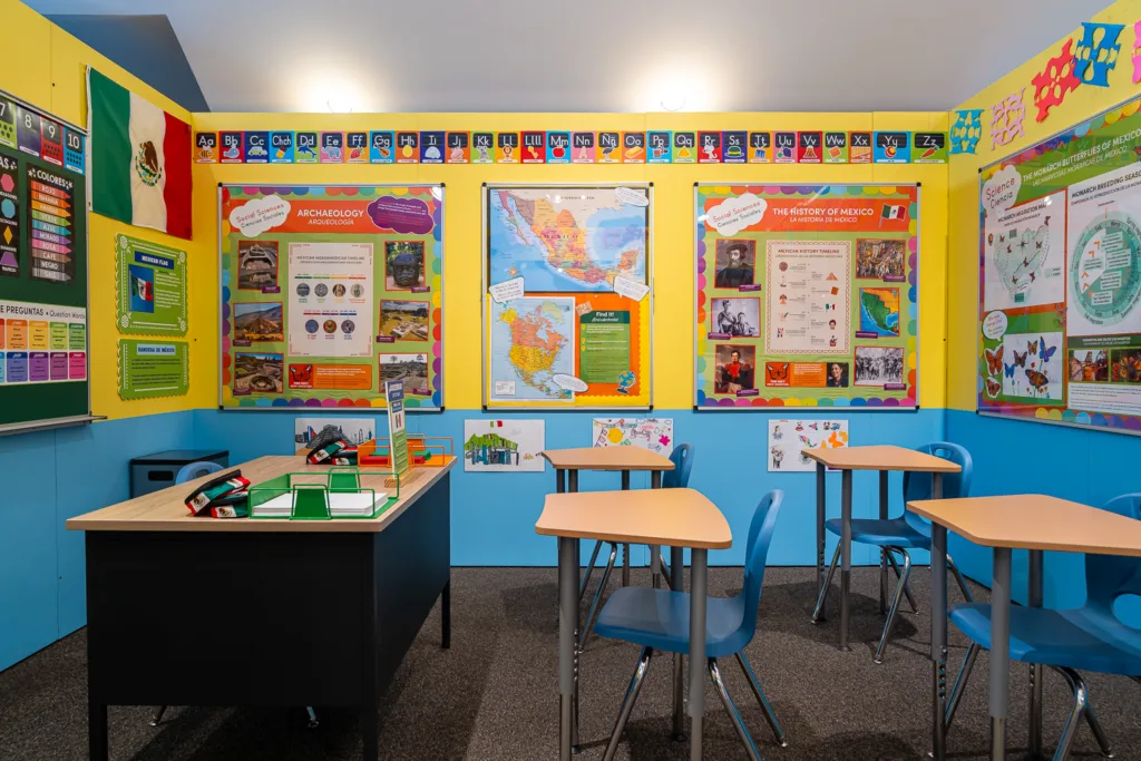 The classroom in The Magic House's "¡Viva México!"