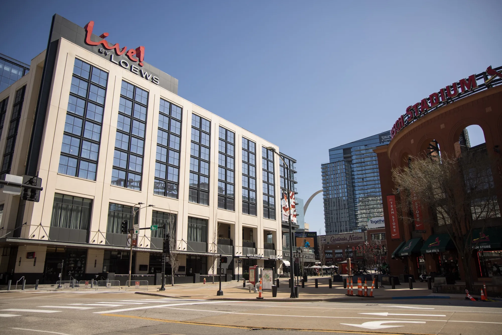 Lauren and Marcus Lee were married at Live! by Loews St. Louis.