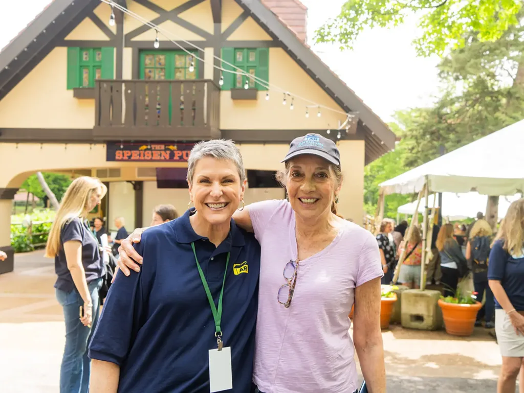 Amy Shaw, Nine PBS President and CEO, and Marsha Bemko, Antiques Roadshow Executive Producer at the Antiques Roadshow at Grant's Farm in St. Louis on May 13, 2025
