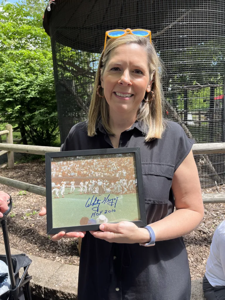 Mary brought a St. Louis Cardinals photo autographed by Whitey Herzog for appraisal at the Antiques Roadshow on May 13, 2025.