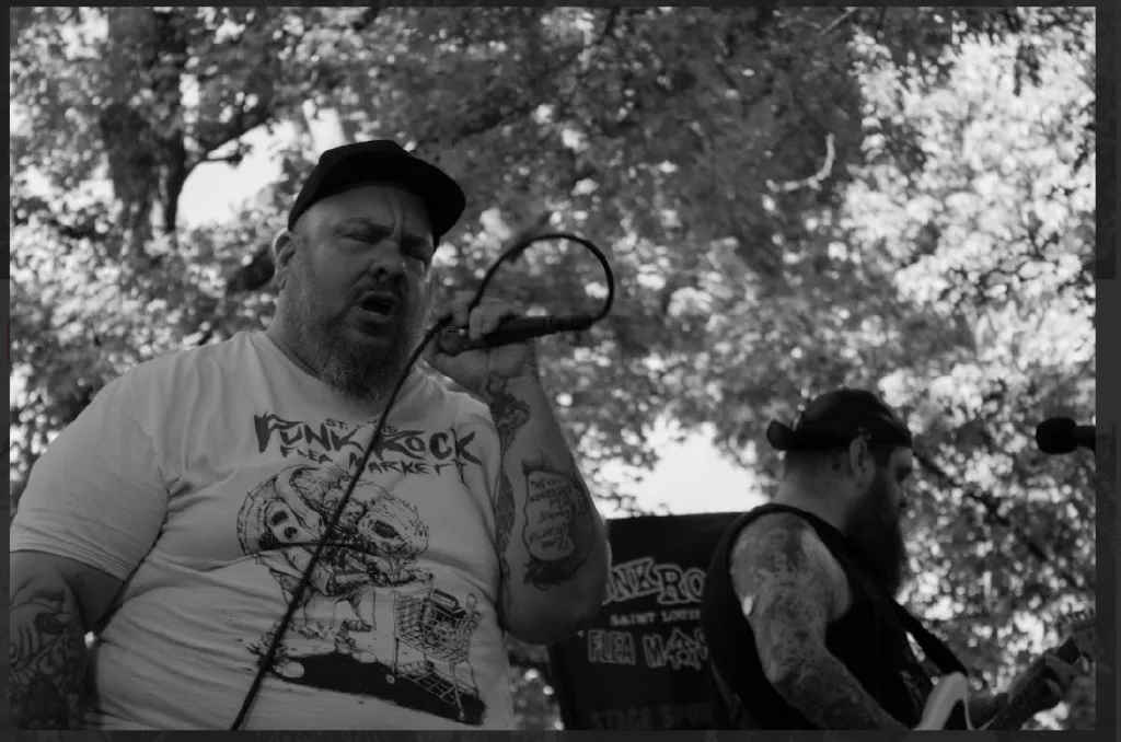 Bastard Squad performs at the St. Louis Punk Rock Flea Market.