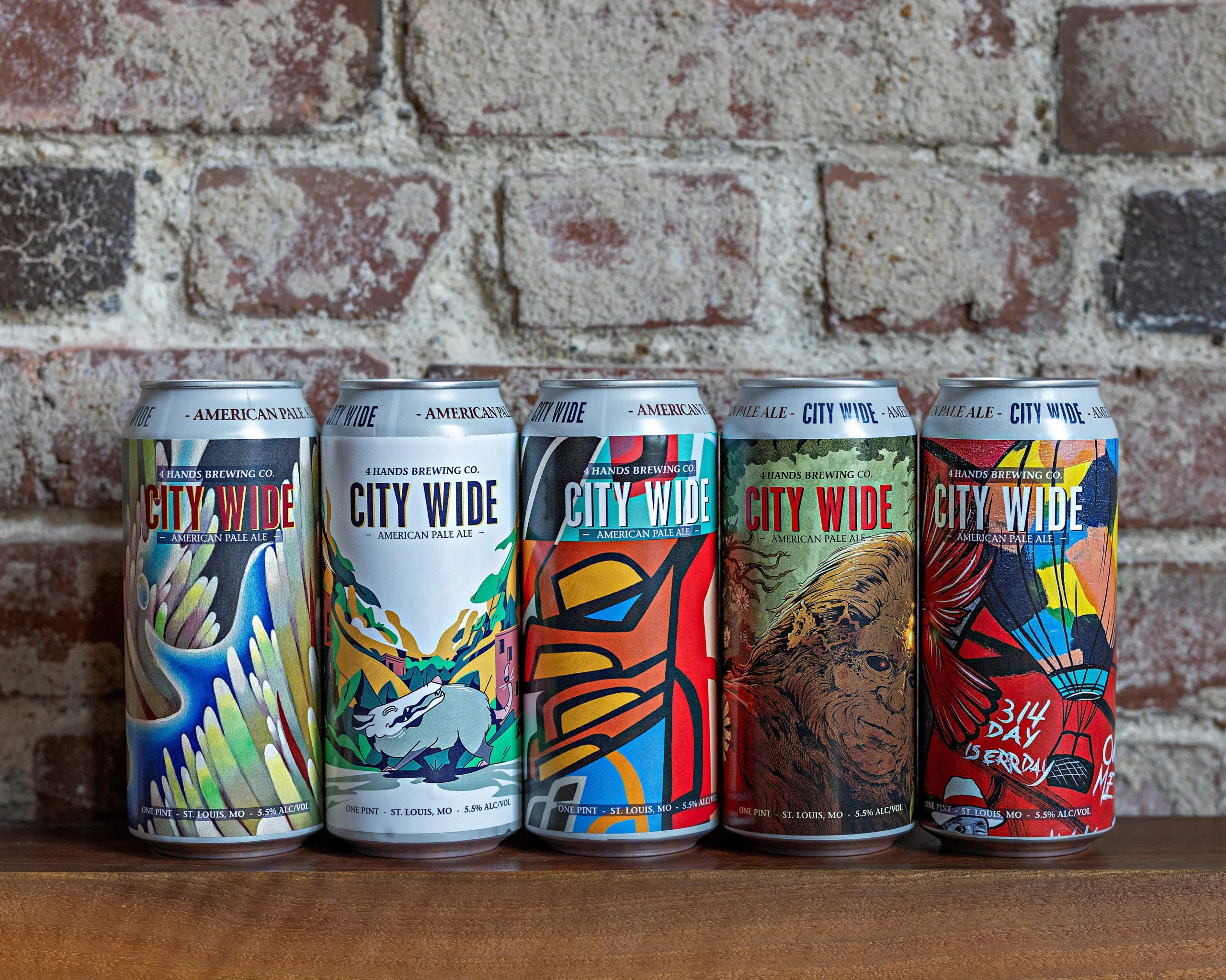4 Hands Brewing and RAC celebrate local artists with new City Wide cans