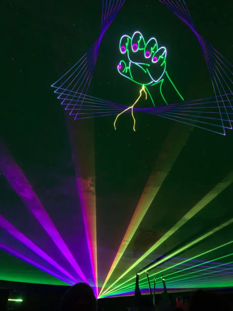 Laser Shows at the McDonnell Planetarium