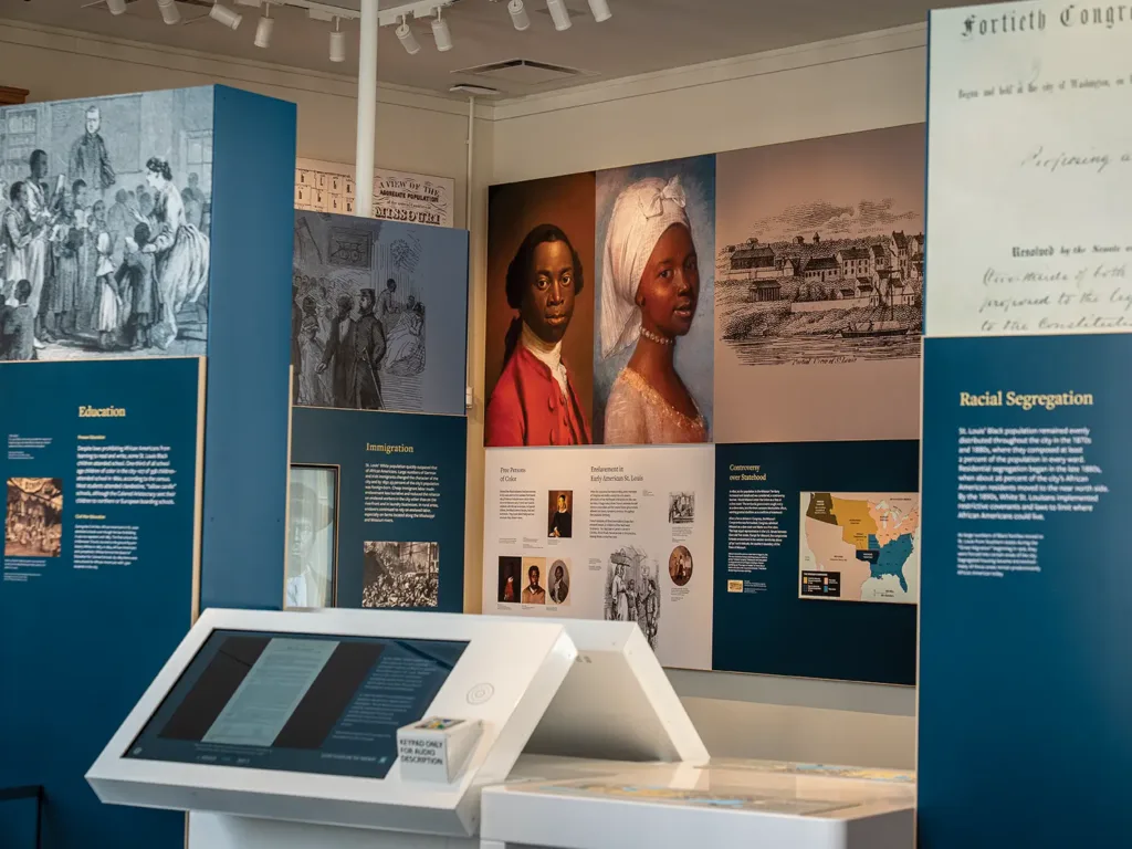 One of the new exhibits at the Old Courthouse.