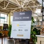 "Thank you, sponsors" sign