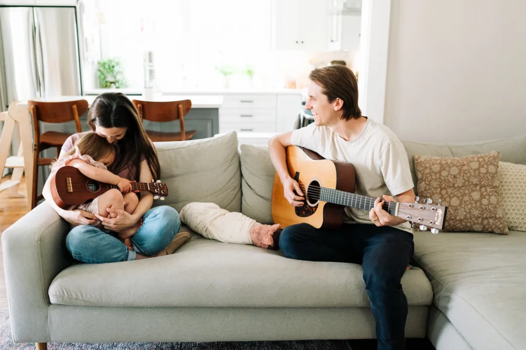 Abby Erker with her family