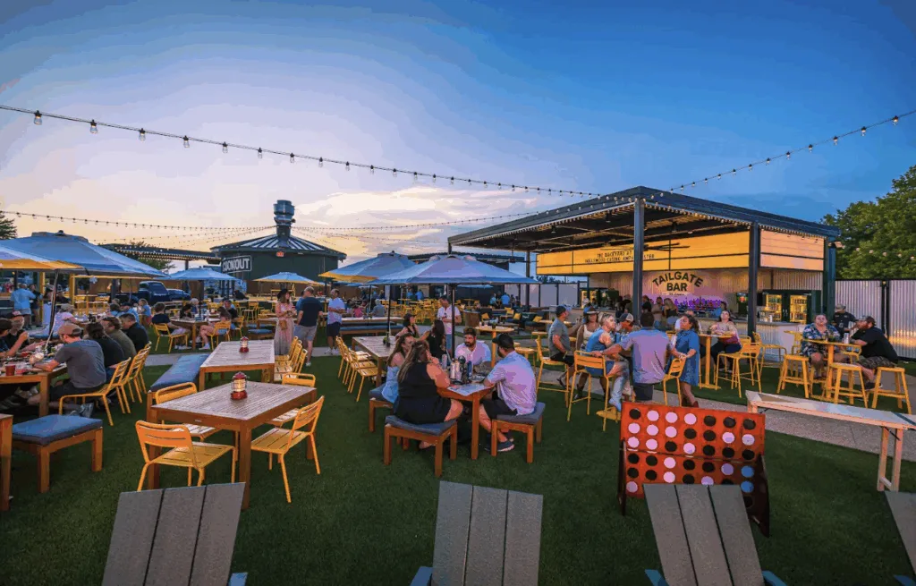 Hollywood Casino Amphitheater's new Backyard fan experience.