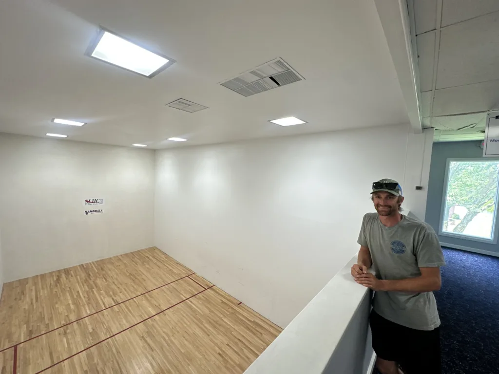 Jeff Streibig at the United States National Handball Center