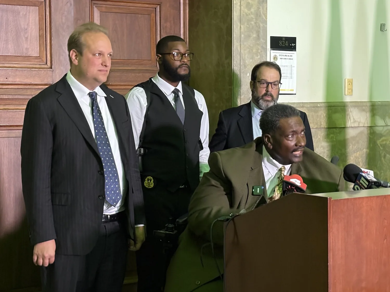 Hearing to remove St. Louis sheriff gets off to a crackling start