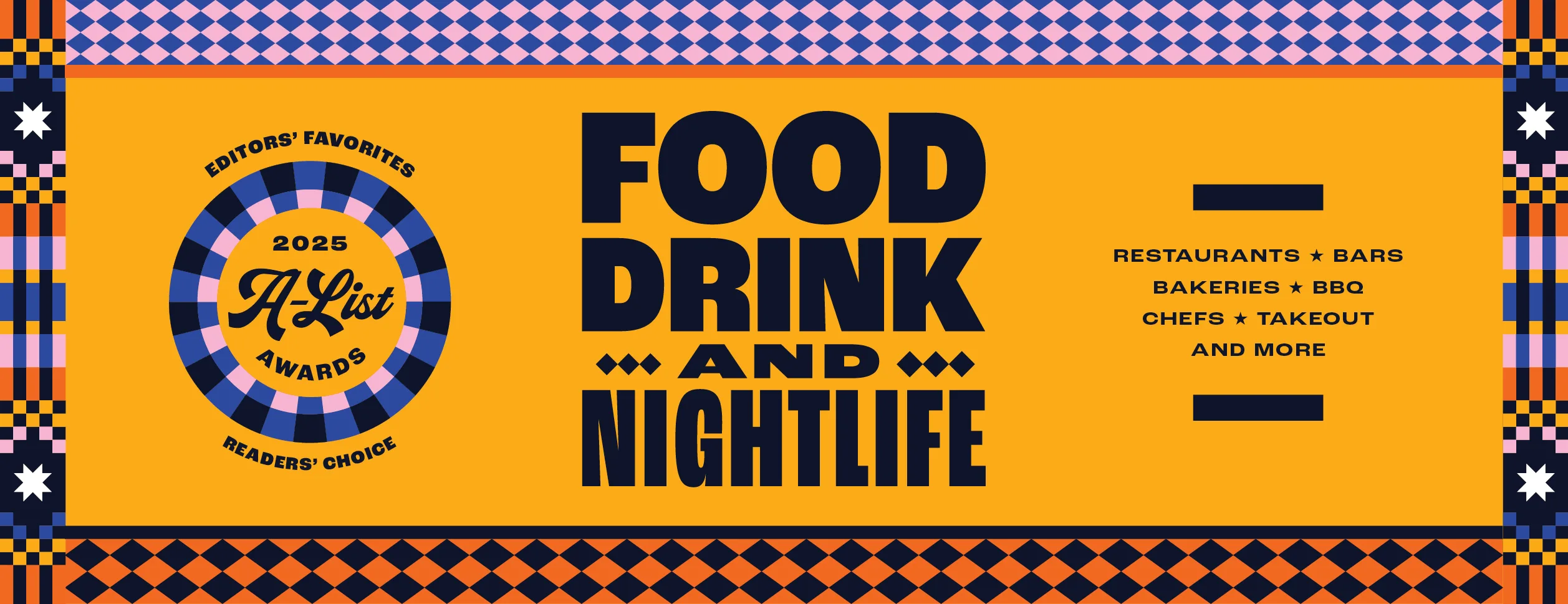 A-List Editors’ Choice Awards 2025: Food, Drink & Nightlife