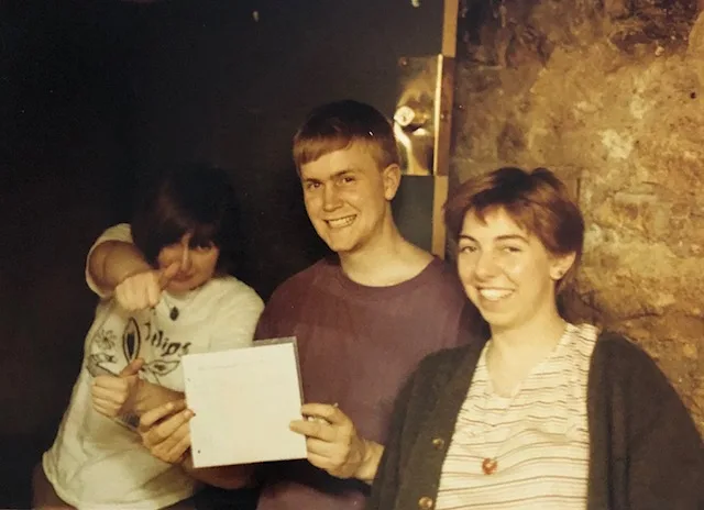 Bunnygrunt's Renee Dullum, Matt Harnish, and Karen Tyler in 1995.