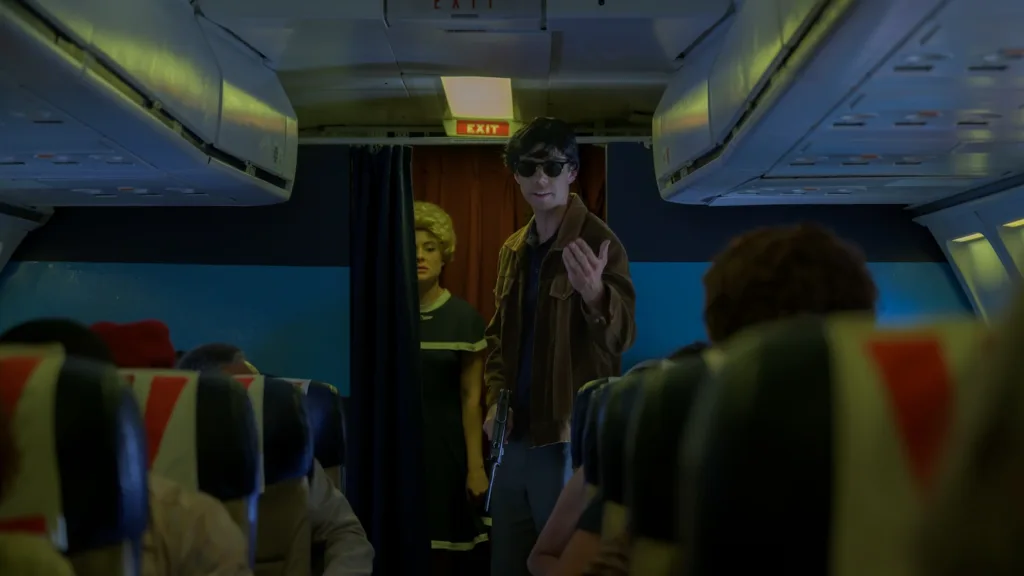A still from the documentary "American Skyjacker."