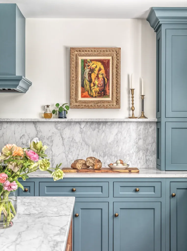 A kitchen designed by Julie Baur and Rebekah Moore Murphy.
