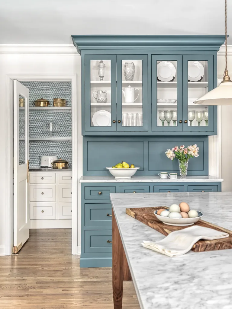 A kitchen designed by Julie Baur and Rebekah Moore Murphy