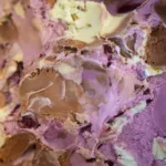 Close up of St. Louis Magazine's exclusive spumoni ice cream flavor from Singer's Ice Cream