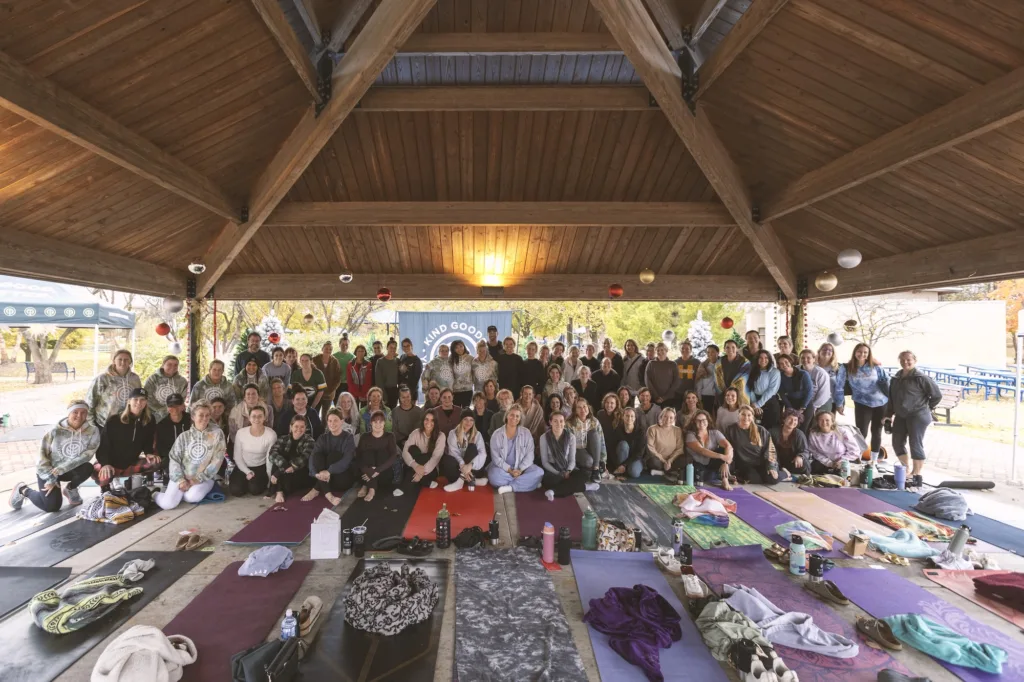 The next STL Yoga Collective event is November 2 at Faust Park.