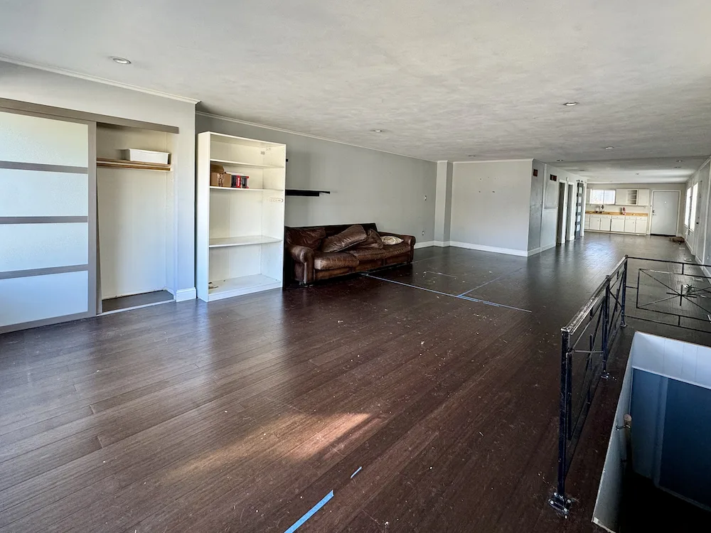 Before photos of Alex and Brandon Eads home on The Hill. What began as a 1,200-square-foot bungalow was transformed into a stunning three-story, 3,000-square-foot dream home rebuilt from the basement up.