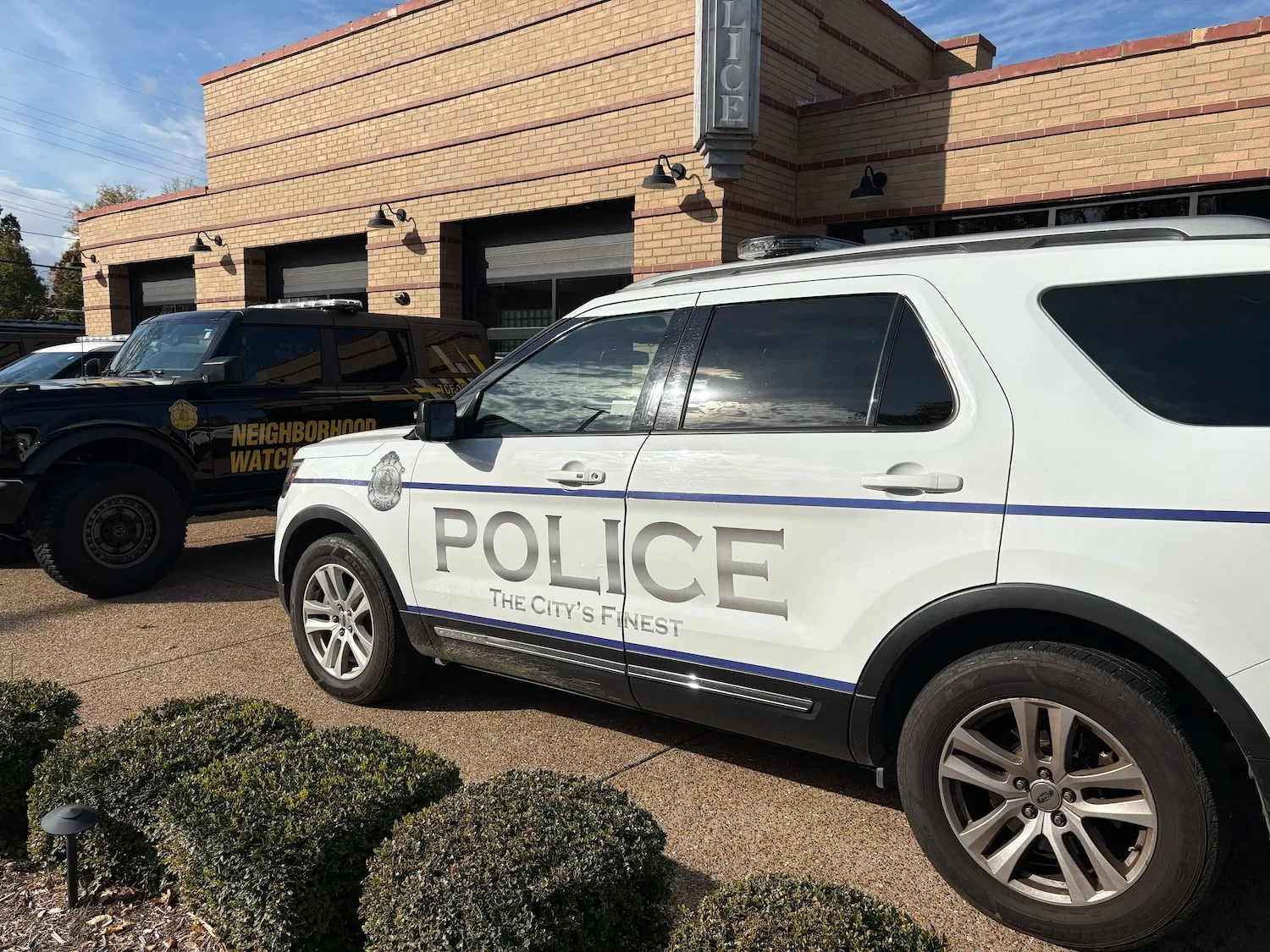 A vehicle for private policing firm The City's Finest.