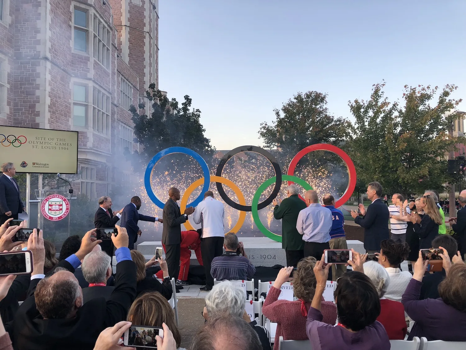 Olympic Rings ceremony