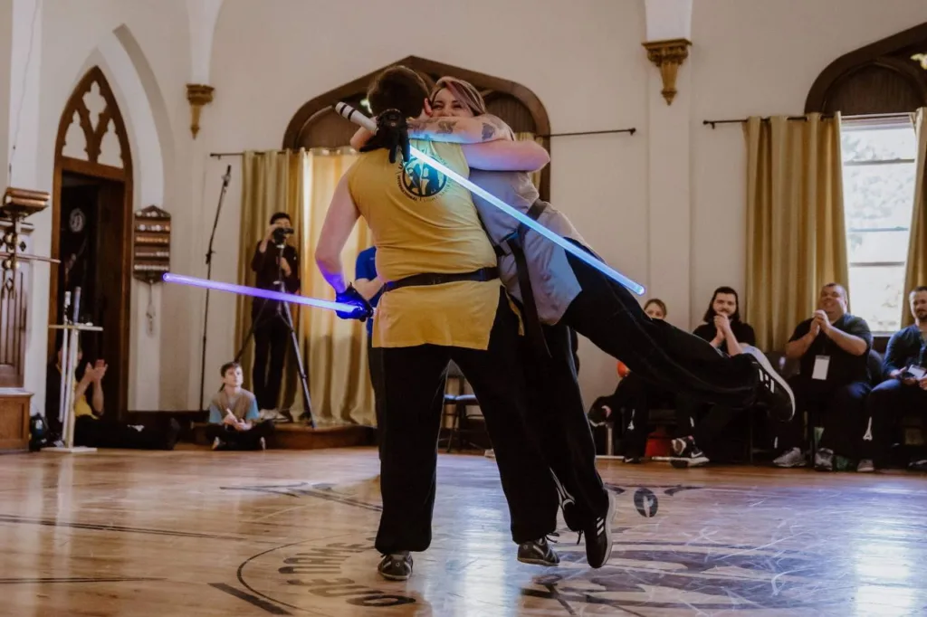 Ludosport is a disciplined martial arts system that draws on principles of established sword forms.