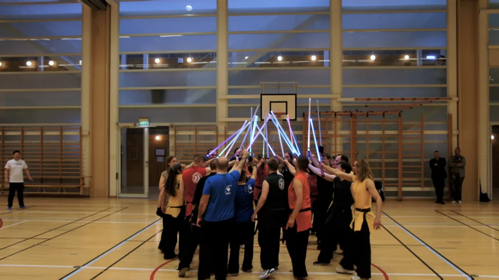 The non-contact combat sport uses the iconic light sabers from a particularly popular franchise that debuted in 1977.