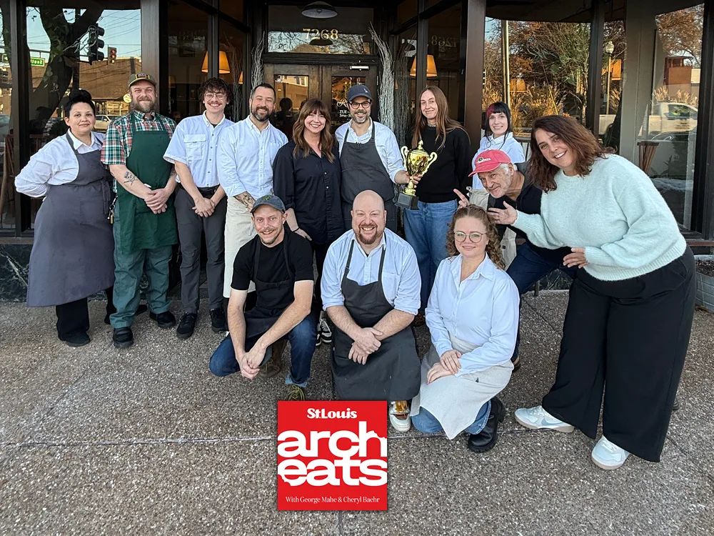 Arch Eats hosts George Mahe and Cheryl Baehr with Robin Restaurant staff