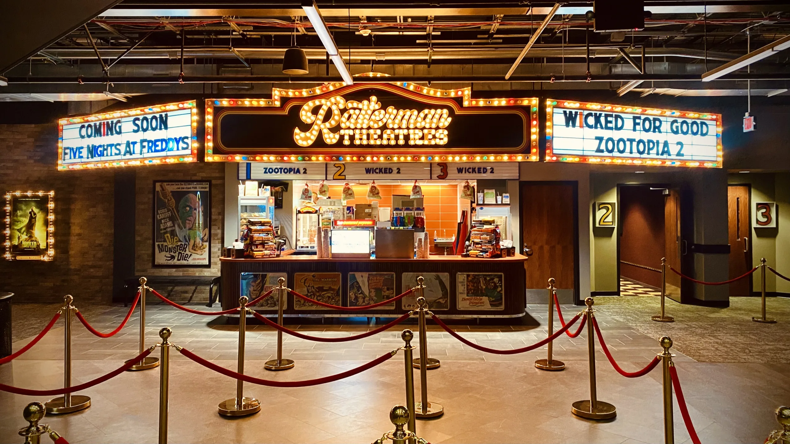 Ratterman Theatres marquee