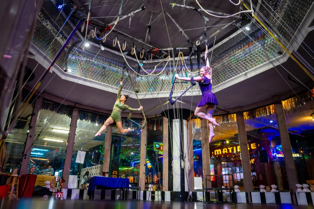 A sample performance act that will be seen in the February showing of Misterioso, the 2026 annual show for Circus Harmony.