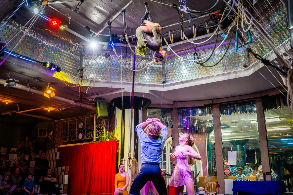 A sample performance act that will be seen in the February showing of Misterioso, the 2026 annual show for Circus Harmony.