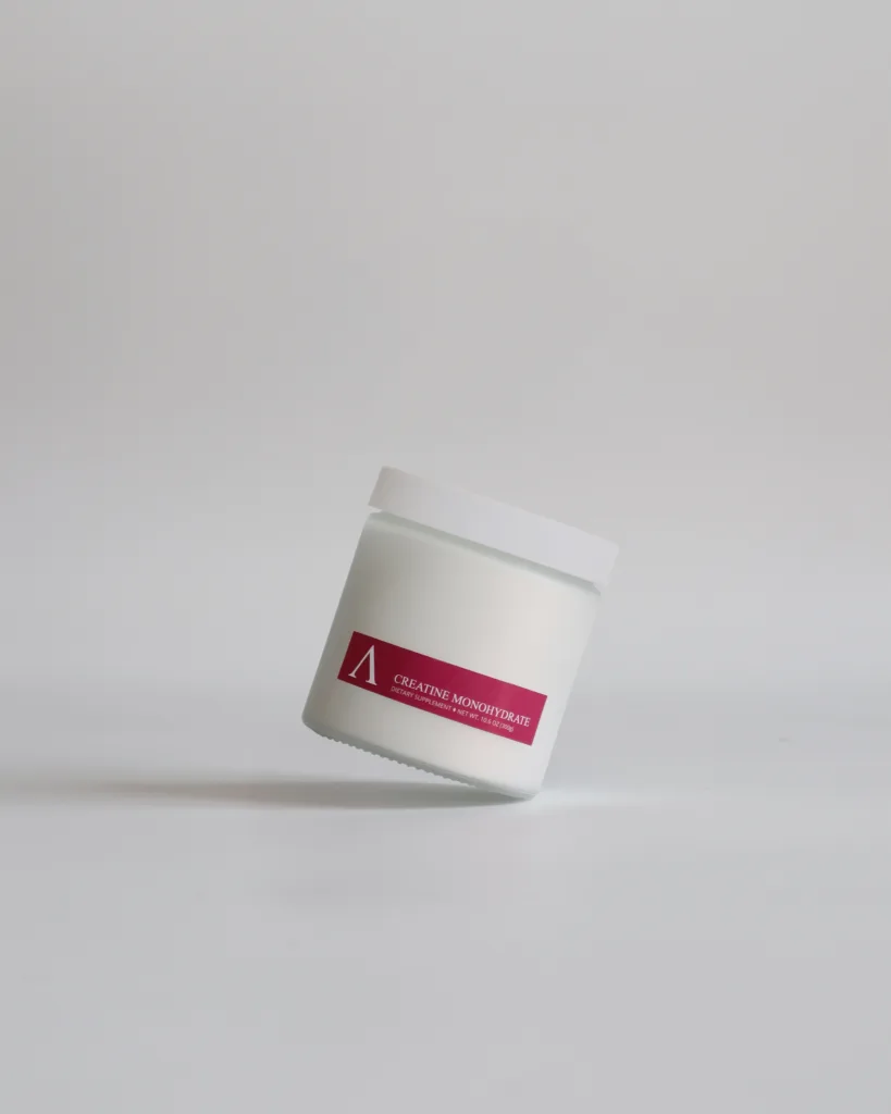 St. Louis-based Aetheria creatine supplement jar