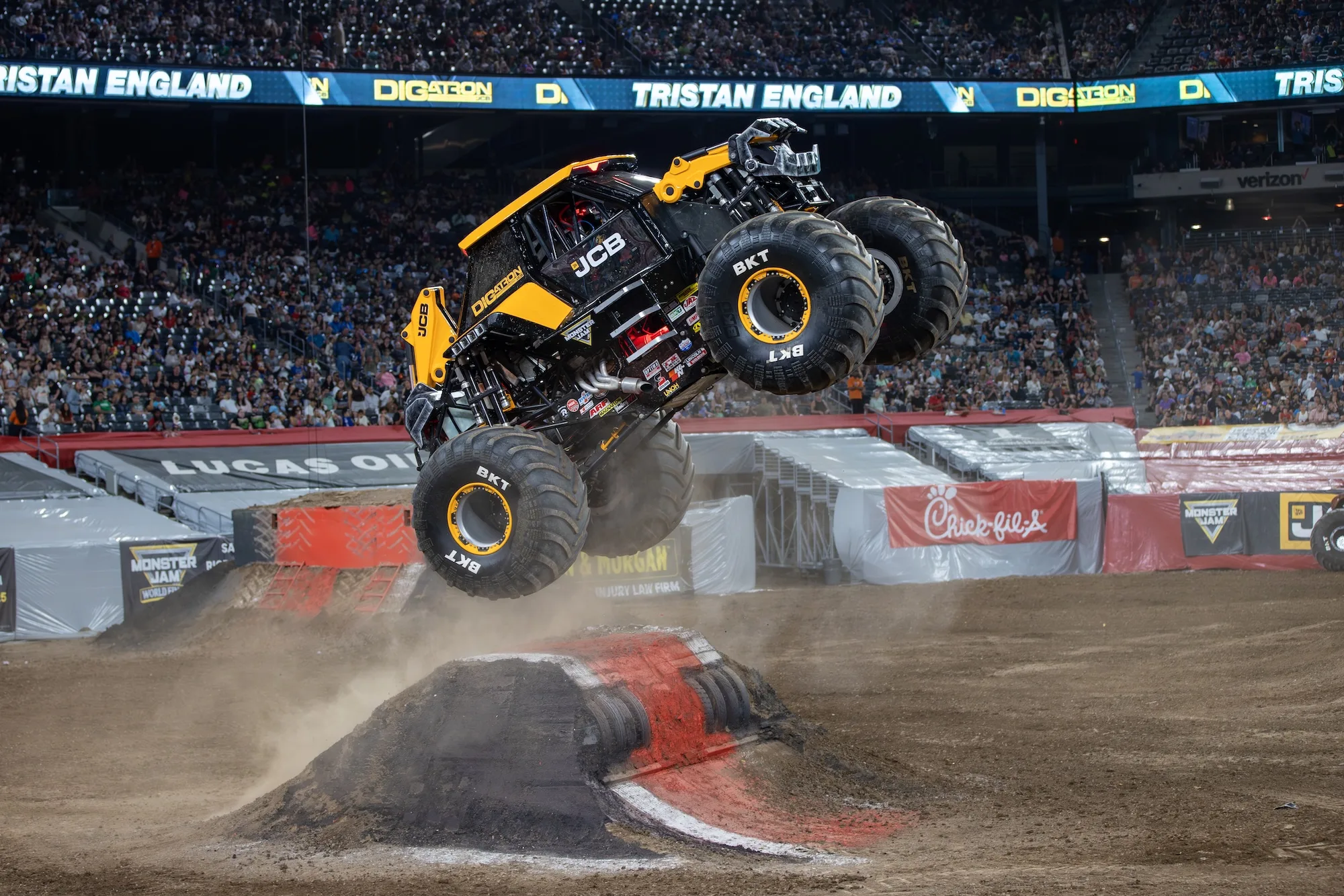 Monster Jam's JCB DIGatron truck