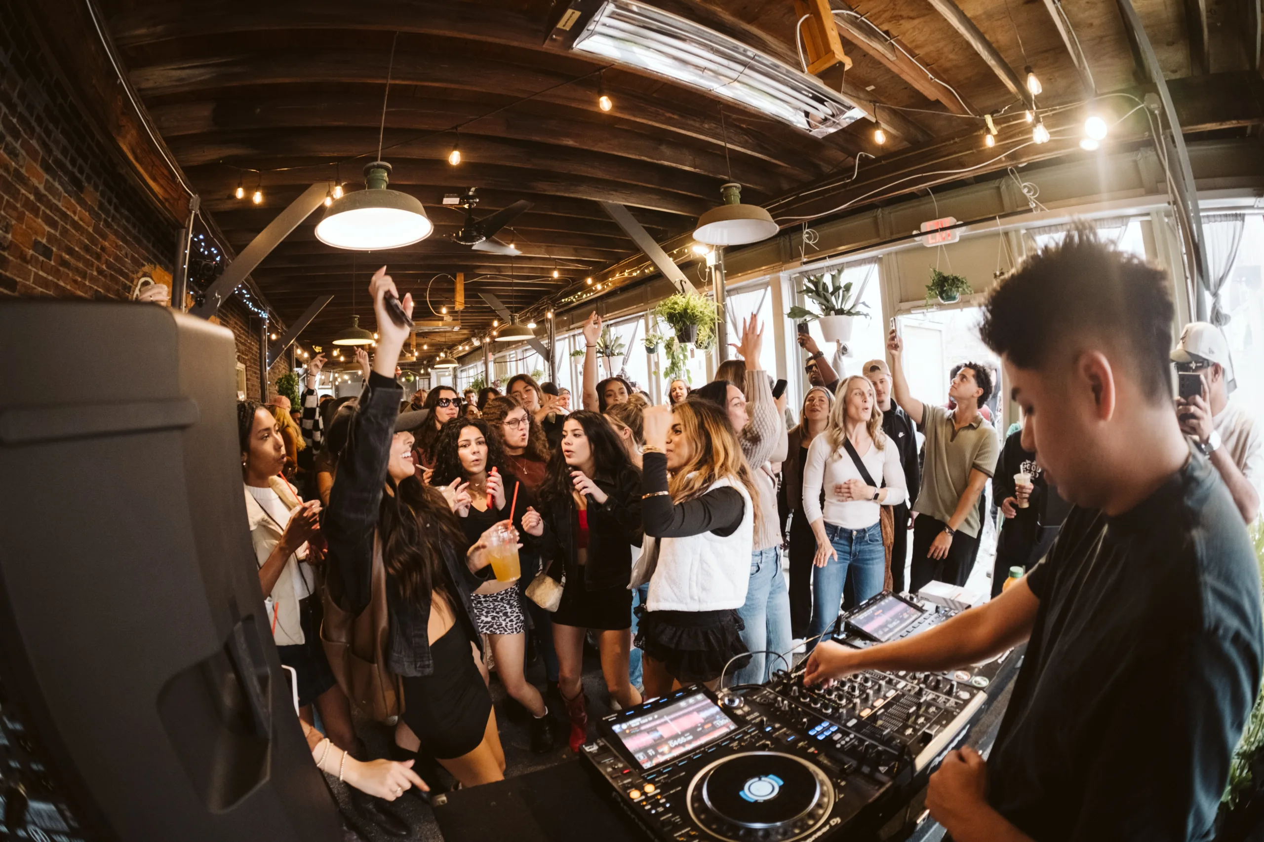 Sunday House Club coffee shop dance party in St. Louis, Missouri
