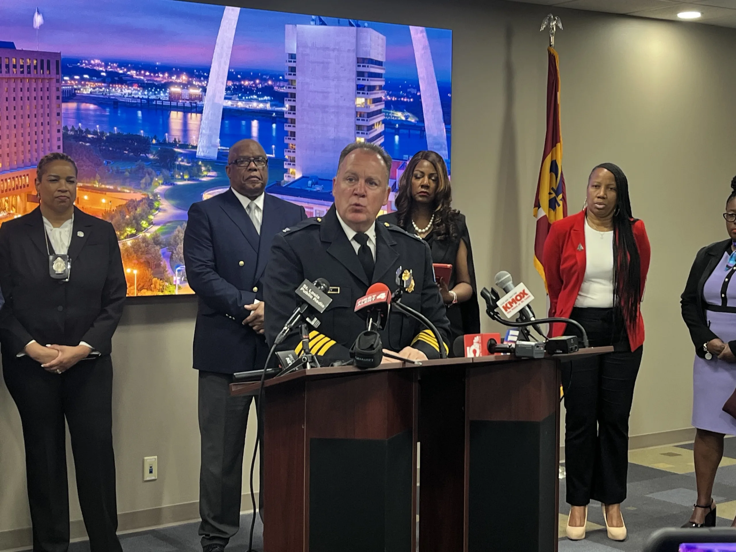 St. Louis Police Chief Robert Tracy.