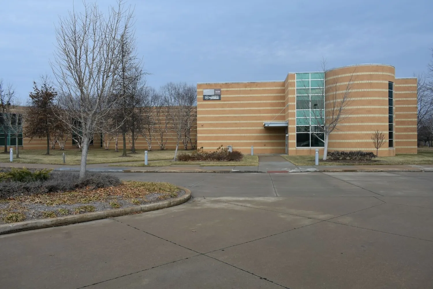 The entrance to St. Charles Community College.