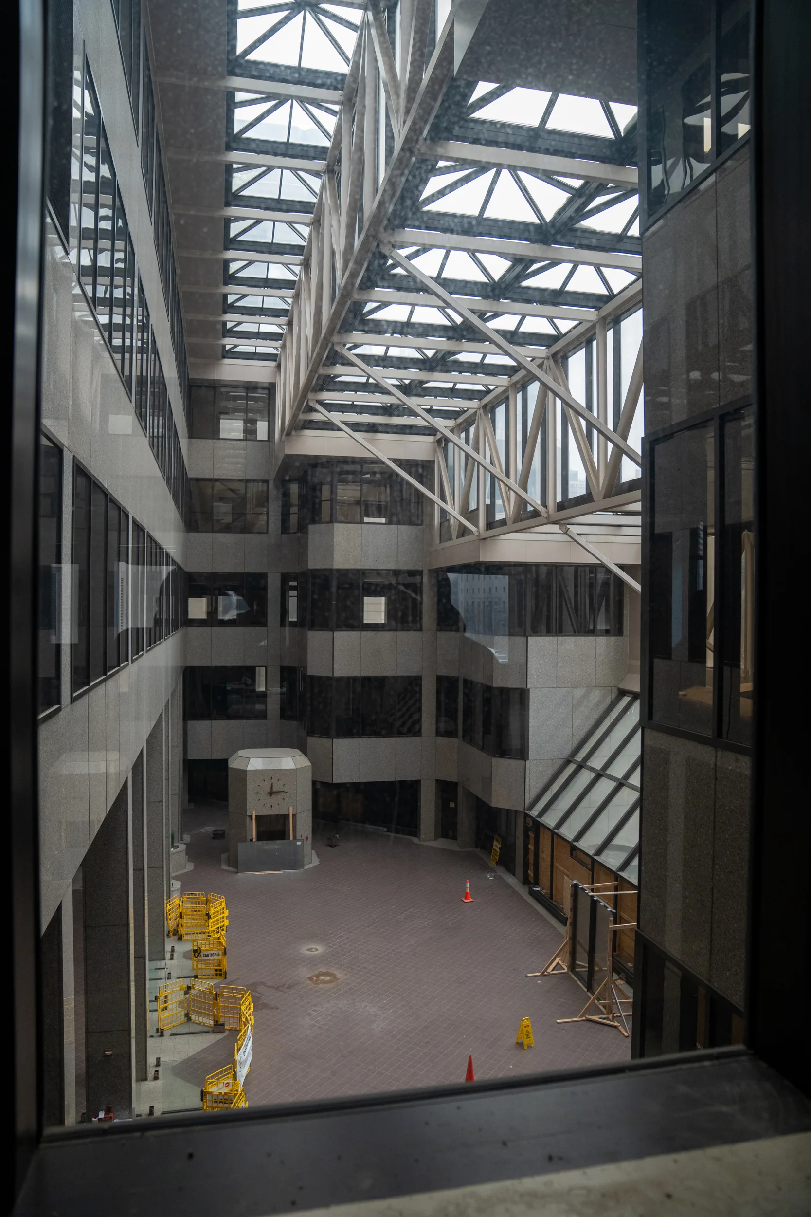 An empty lobby.