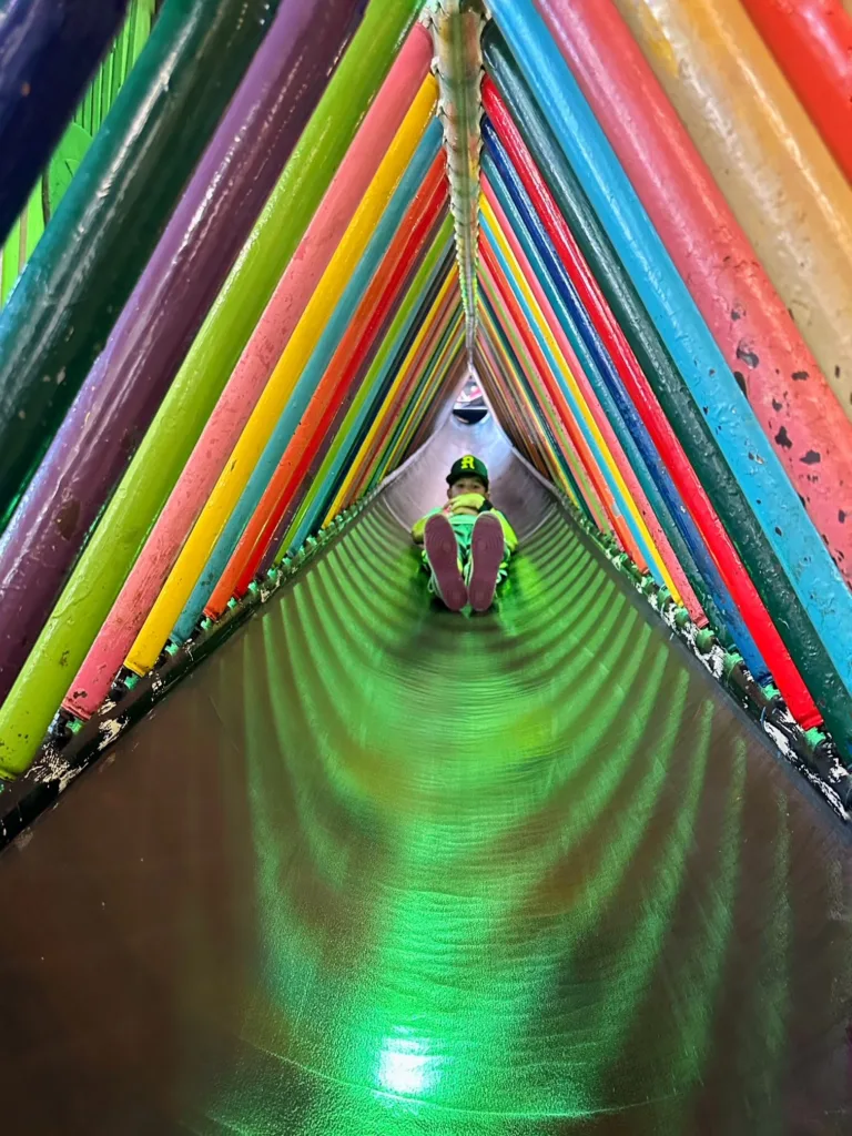 Sliding at the City Museum