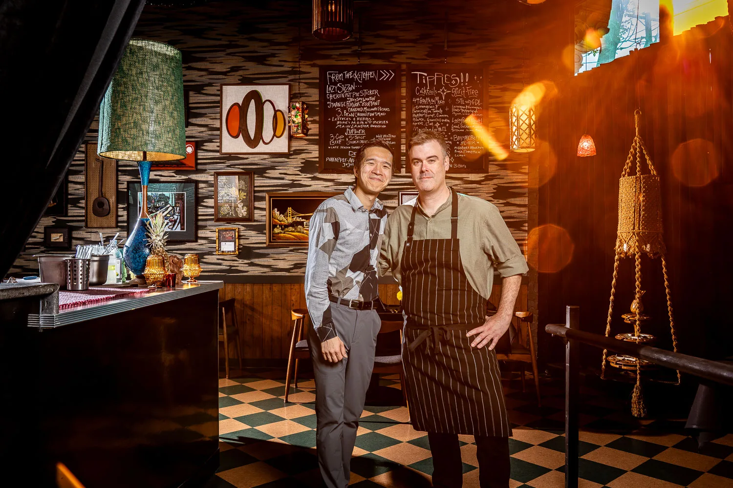 Gordon Chen and Blake Askew of Mainlander in the Central West End neighborhood of St. Louis, Missouri.