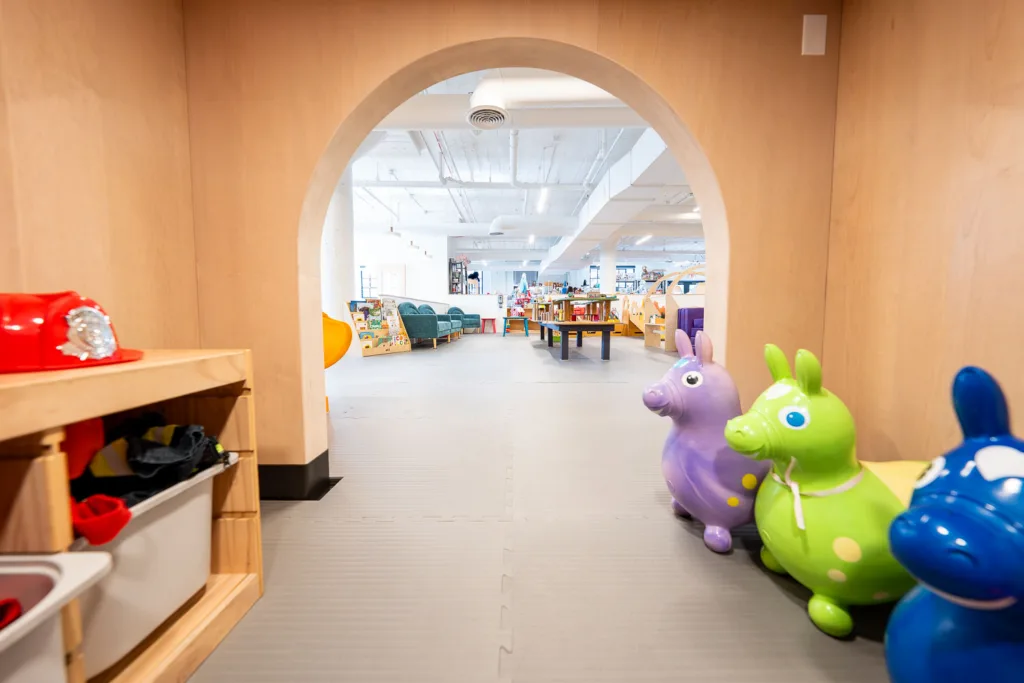 The Urban Fort Play indoor play space is now open inside City Foundry STL.