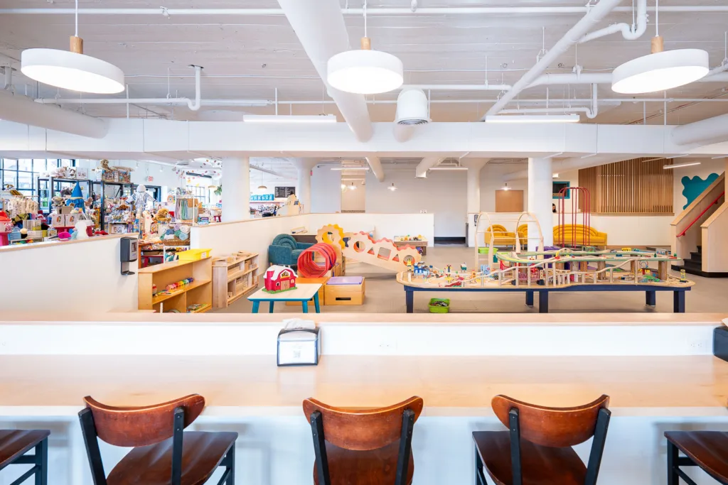 The Urban Fort Play indoor play space is now open inside City Foundry STL.