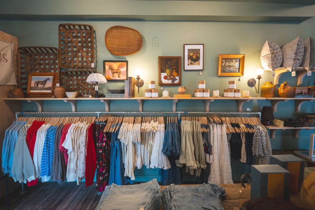 Lander Haus Mercantile stocks both home goods and apparel.