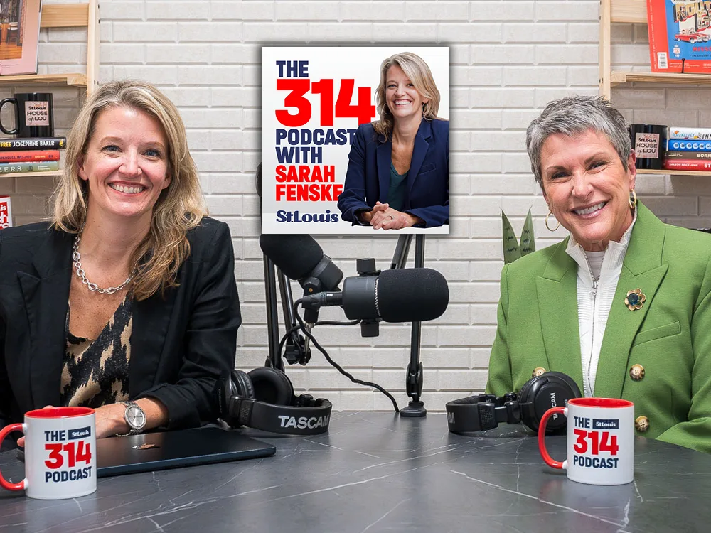 Sarah Fenske, host of The 314 Podcast; Amy Shaw, CEO of Nine PBS