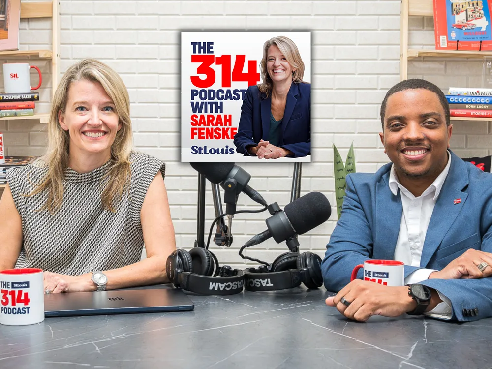 Sarah Fenske, host of The 314 Podcast; Julian Nicks, Chief Recovery Officer, City of St. Louis