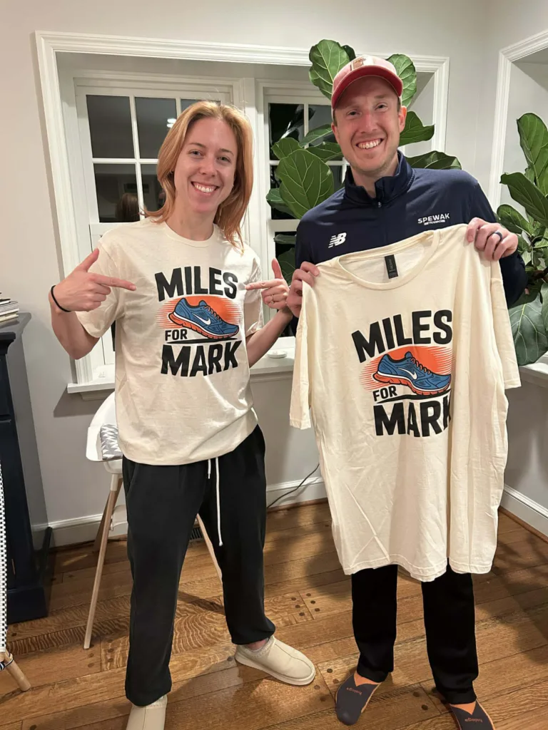 Mark Spewak was the inspiration behind "Miles for Mark."