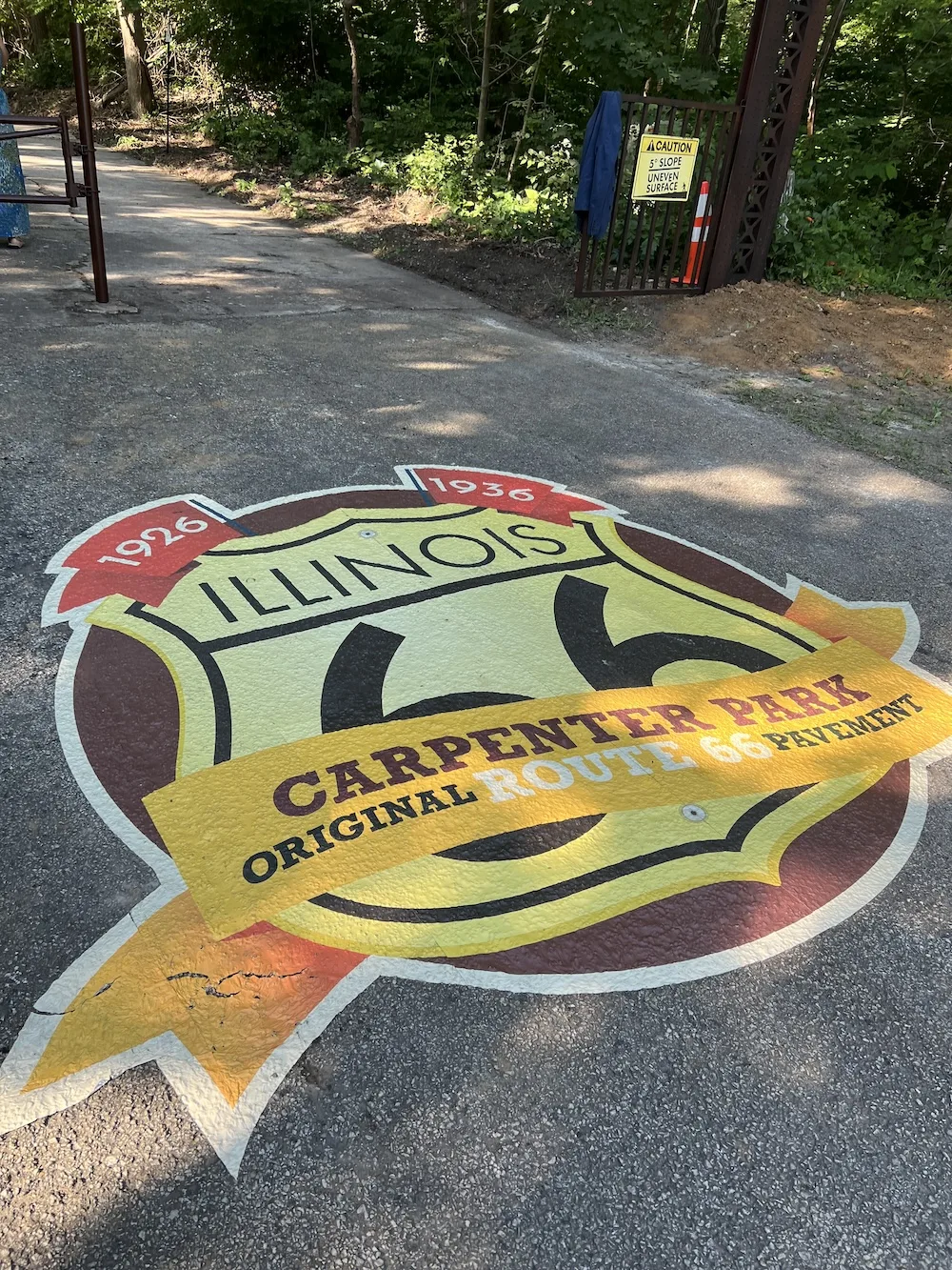 Walk the original Route 66 at Carpenter Park in Springfield.