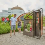 Explore GROW, a 5,000-square-foot pavilion and outdoor space where visitors can discover how food goes from farm to table and learn the science and technology behind modern agriculture.